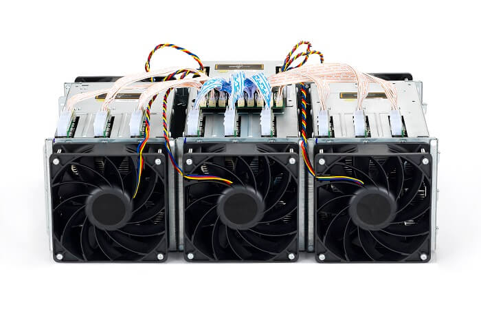 Antminer S5+ Rear view