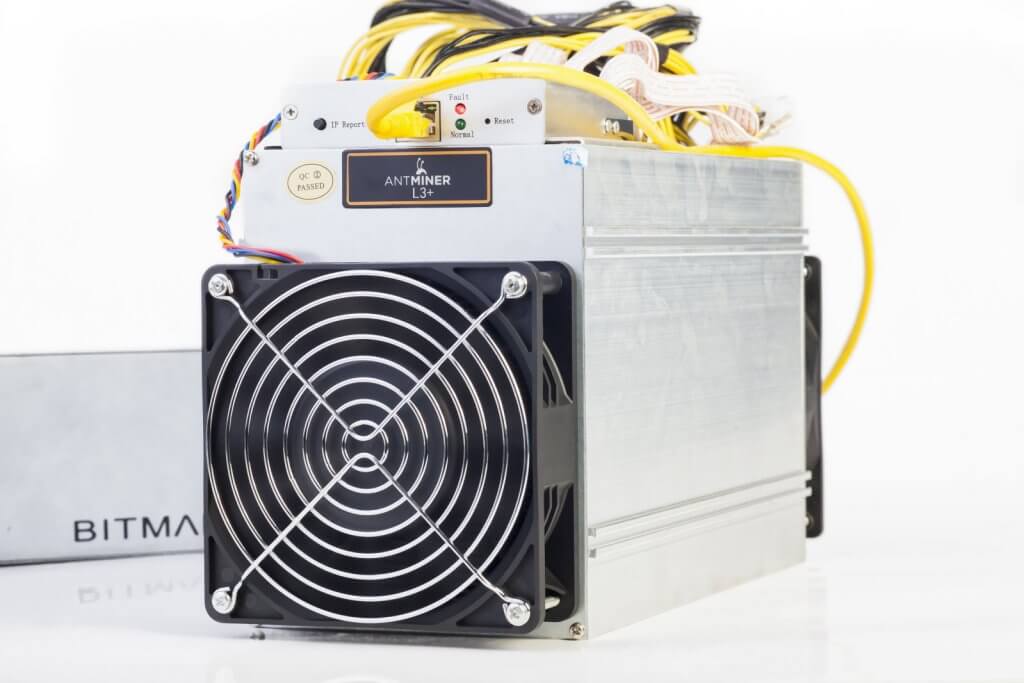 Antminer L3+ frontview2