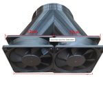 Antminer ICERIVER double fan duct silencer